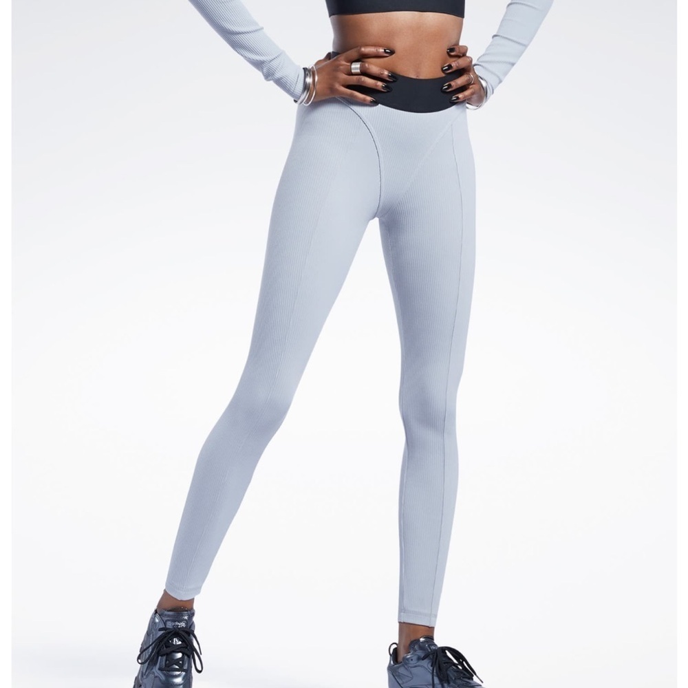 WOMENS REEBOK CARDI B THICK RIB LEGGINGS  Size 1X